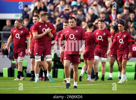 England's Jamie George during a training session at Twickenham Stadium, London. Picture date: Friday February 16, 2024. Stock Photo