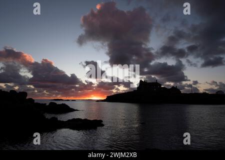 Craig y Mor, Lon Isallt, Trearddur Bay, Holyhead, Anglesey, North Wales, United Kingdom Stock Photo