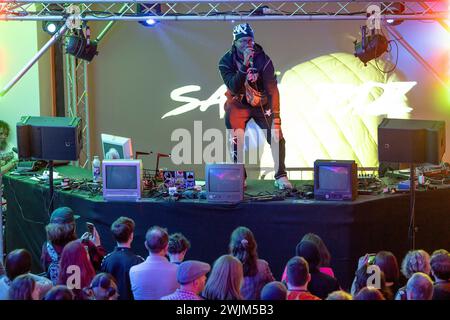 Sage Todz performing at Transform 2024 in Aberystwyth Arts Centre on 3rd February 2024. Stock Photo