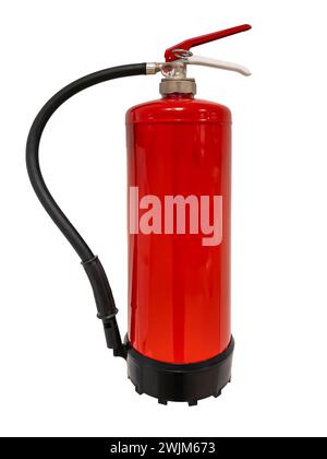 Red foam fire extinguisher isolated on white with clipping path included Stock Photo