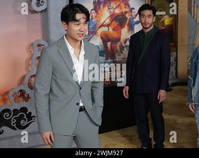 (L-R) Sam Song Li and Justin Chien at the Netflix's AVATAR: THE LAST ...