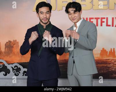 (L-R) Justin Chien and Sam Song Li at the Netflix's AVATAR: THE LAST ...