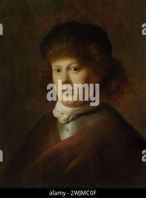 Portrait of Rembrandt van Rijn, Jan Lievens, c. 1628 Stock Photo