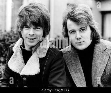Björn Ulvaeus (b. 1945) Swedish musicianHere together with Benny Andersson (b. 1946) Swedish musician. Both members of the pop group ABBA 1971 Photo Sjöberg Archive / TT code 2900 Stock Photo