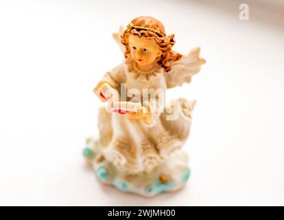 Concept shot of a little angel figurine Stock Photo