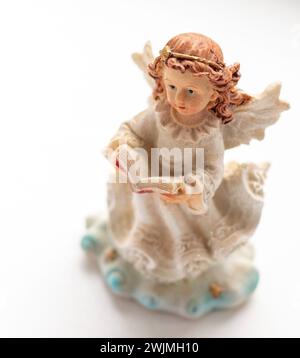 Concept shot of a little angel figurine Stock Photo