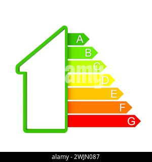 3D efficiency chart - arrows Stock Photo - Alamy