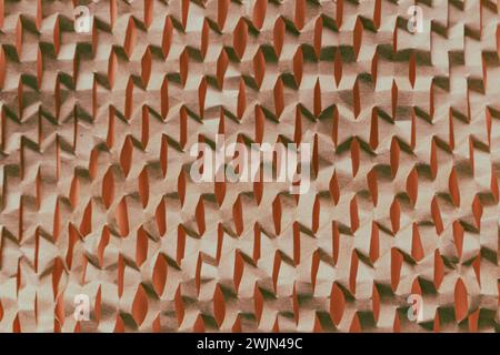 Beige textured background. Corrugated background on peach fuzz color ...