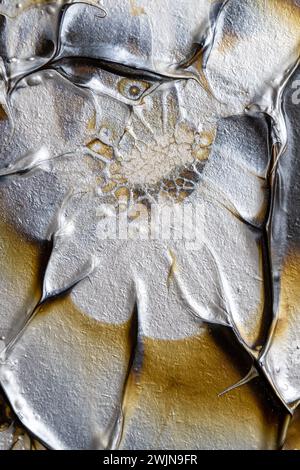 Abstract gradient background of silver, gold and brown colors. Stock Photo