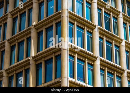 Office business building victorian modern style architecture Colmore Row Birmingham England Stock Photo