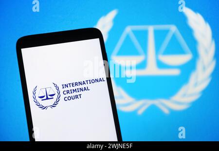 In this photo illustration, the International Court of Justice (ICJ ...