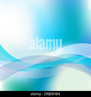 Blue abstract background with copy space Stock Vector
