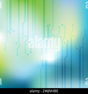Blue and green Abstract background template. Web design template. Stock Vector
