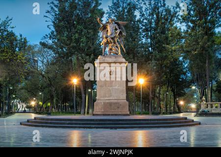 Beethoven Monument in Alameda Central park in Mexico City, Mexico. Stock Photo