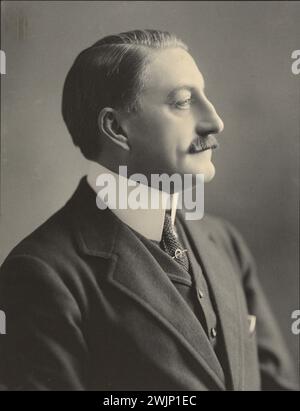Portrait of  American stage actor John Drew, Jr. 1910s Stock Photo