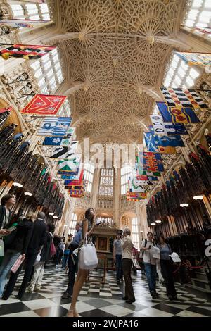 Westminster Abbey interior London Stock Photo