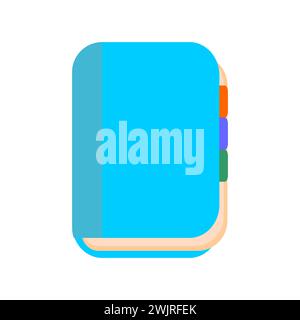 Personal Organizer notebook agenda. vector illustration Stock Vector