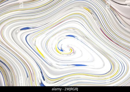Abstract multicolored stripes on a white background. Stock Photo