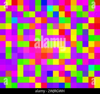 multicolored cubes of different colors for design Stock Photo