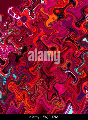 Abstract multicolored stripes on a white background. Stock Photo