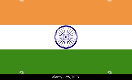 Art Illustration design nation flag sign symbol country of India Stock Vector