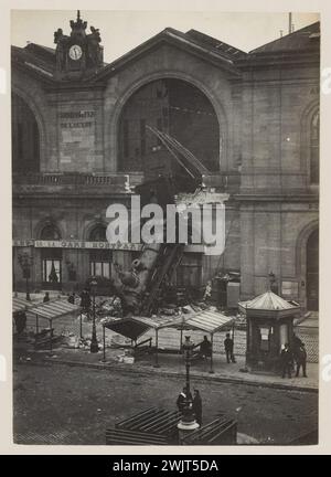 The Montparnasse station accident 1895 Paris ( The Granville Express ...