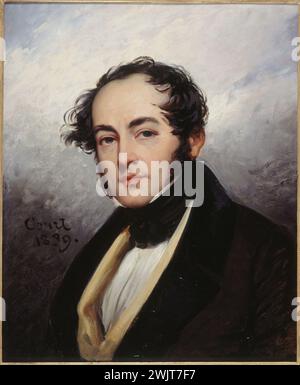 Joseph-Désiré Court (1797-1865). Paul de Koch (1794-1871), French novelist. Oil on canvas, 1839. Paris, Carnavalet museum. 33456-9 Writer, French, portrait, novelist, oil on canvas Stock Photo