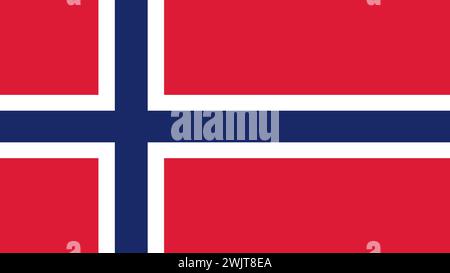 Art Illustration design nation flag sign symbol country of Norway Stock Vector