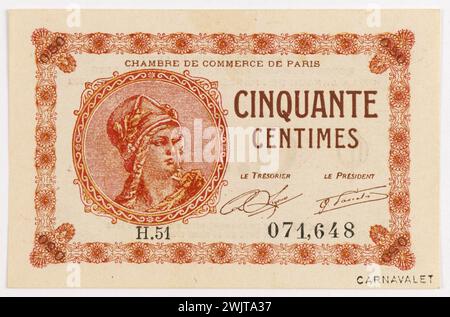 Ancien Ticket D'entrée 50 Centimes – Jardin D'Acclimatation Paris (billet Statutaire Jaune)