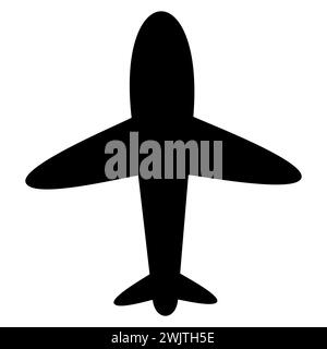 Airplane isolated on white. isolated airplane icon on the white background. Air fly isolated sign. Airplane icon logo vector design Stock Vector