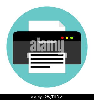 Printer icon vector illustration. Printer icon vector illustration element symbol Stock Vector