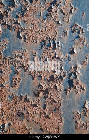 Background from rusty sheet metal. High quality grunge rusty old and dirty metal plate. Iron surface . Rusted surface of the old iron, Deterioration o Stock Photo