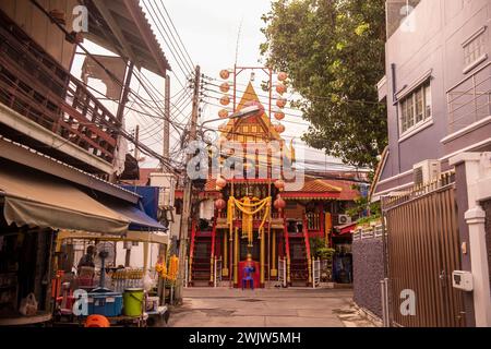 the city Pillar Shrine San Lak Mueang in the city centre of Mueang Chonburi City at Province of Chonburi in Thailand.  Thailand, Chonburi, October, 31 Stock Photo