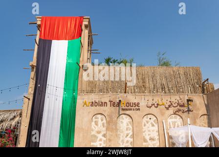 A picture of the Arabian Tea House Restaurant and Cafe - Al Fahidi. Stock Photo