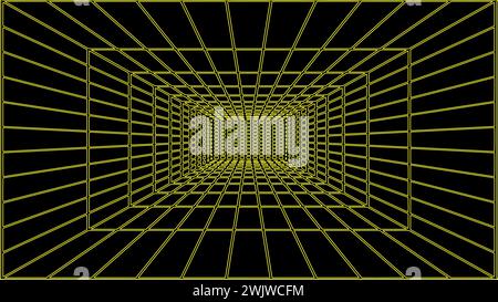 artillustration design concept background modern wavy geometry Stock Vector