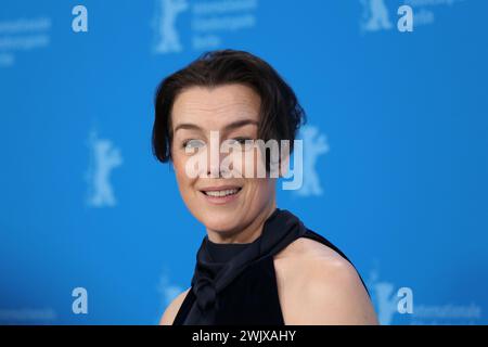 Berlin, Germany, 17th February 2024, Olivia Williams at the photo call for the film Another End at the 74th Berlinale International Film Festival. Photo Credit: Doreen Kennedy / Alamy Live News. Stock Photo