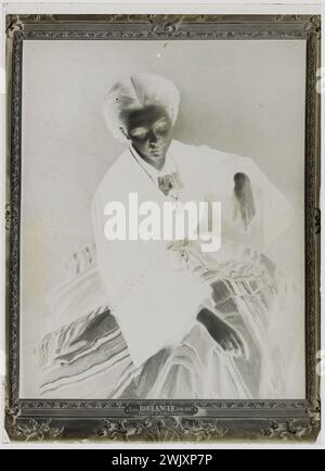 Anonymous, portrait of Adelaide Boulanger (dummy title). House of Victor Hugo - Hauteville House. Stock Photo