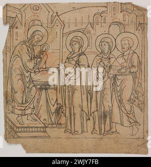 Orthodox icon of the presentation of Jesus at the Temple Stock Photo ...