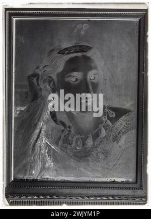 Anonymous, portrait of oriental women (dummy title). Houses of Victor Hugo Paris - Guernsey. Stock Photo