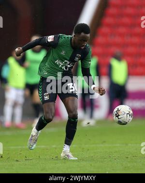 Coventry City's Fabio Tavares during the Sky Bet Championship match at the Bet365 Stadium, Stoke-on-Trent. Picture date: Saturday February 17, 2024. Stock Photo