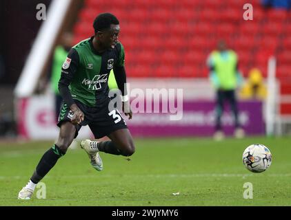 Coventry City's Fabio Tavares during the Sky Bet Championship match at the Bet365 Stadium, Stoke-on-Trent. Picture date: Saturday February 17, 2024. Stock Photo