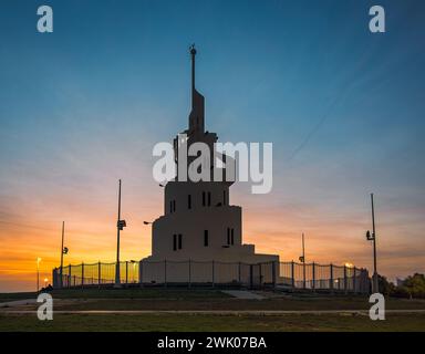 Wonderful morning view in Marjan island in Dammam Corniche -Saudi Arabia. Stock Photo