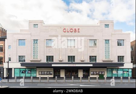 The listed art deco style Stockton Globe Theatre, Stockton on Tees, England, UK Stock Photo