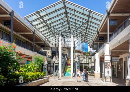 Mall Level, Ala Moana Shopping Centre, Ala Moana Boulevard, Honolulu, Oahu, Hawaii, United States of America Stock Photo