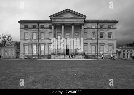 Images of Attingham Park Stately Home near Shrewsbury Shropshire, Grade I Listed Building and parkland Stock Photo