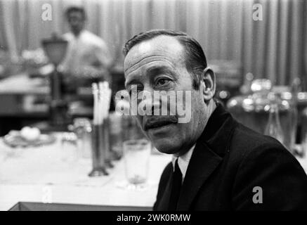 Roberto Goyeneche, Argentine tango singer, before a performance in Buenos Aires, October 14ht, 1970 Stock Photo