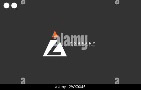 AZ Alphabet letters Initials Monogram logo Stock Vector