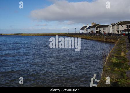 The Harbour at Maryport, Cumbria, UK Stock Photo