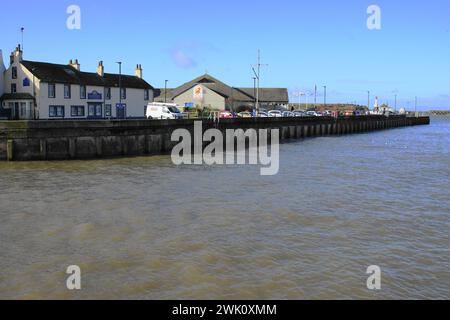 The Harbour at Maryport, Cumbria, UK Stock Photo