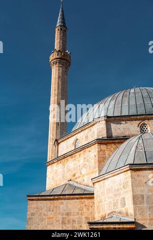 The Sinan Pasha Mosque is an Ottoman mosque in the city of Prizren, Kosovo. Stock Photo